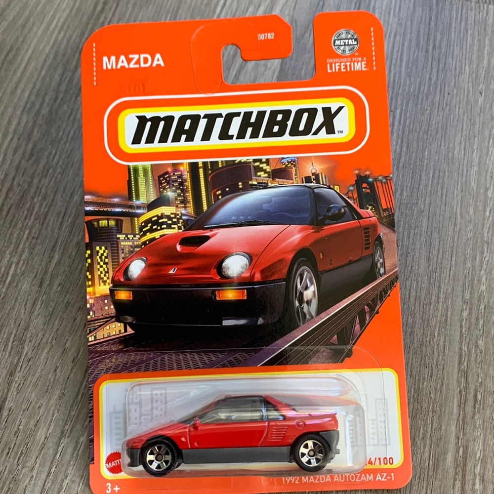 Matchbox 1992 Mazda Autozam AZ-1  Red Japanese JDM Car MBX Metro MB1365 New